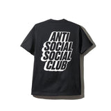 Anti Social Club T Shirt Rainbow Stereo Letter Print Short-Sleeve Men's T-shirt