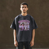 Mens Vintage T Shirt Short Sleeve T-Shirt Men