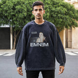 Mens Vintage Long Sleeve Shirt Vintage Men's and Women's Crew Neck Long Sleeve