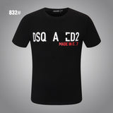 Dsq2 T Shirt Casual Sports Printed Short Sleeve Summer Men