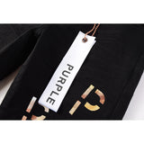 Purple Brand Jeans Pure Cotton High Street Trend #9008