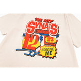 Synaworld T Shirts central cee alphanumeric print casual loose t-shirt
