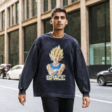 Mens Vintage Long Sleeve Shirt Casual Long Sleeve T-Shirt Men