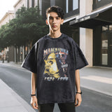 Mens Vintage T Shirt Retro Shirt Men's Casual