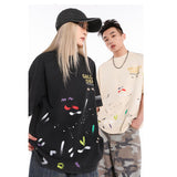 Unisex T-Shirts GALLERY DEPT Washed Graffiti Print Tee