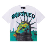Godspeed T Shirts Drowning Free Muse Printed Cotton Crew Neck Short Sleeve Men and Women