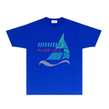 Rhude T Shirts Printed Trendy Pure Cotton