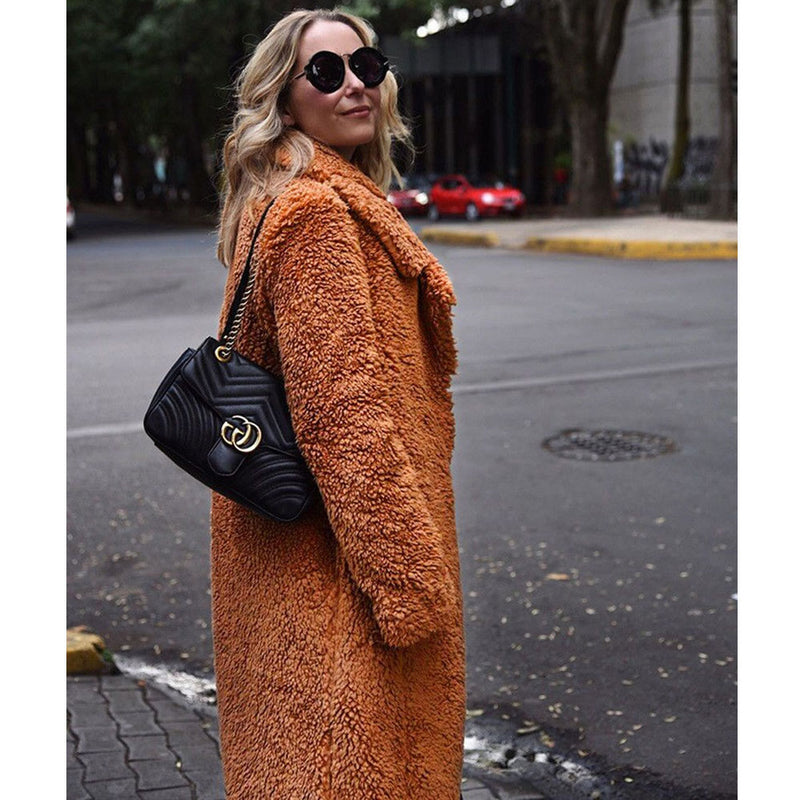 Women Fur Jacket Fashion Plush Coat