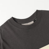 Fog Essentials T Shirts Spring Summer FOG Flocking E Letter Crew Neck Short Sleeves