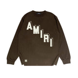 Amiri Long Sleeved Shirt Printed Trendy Pure Cotton