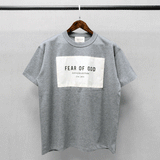 Fog Fear of God Essentials T Shirt Casual Loose Couple T-shirt Men