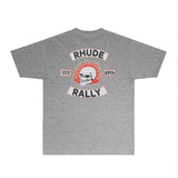 Rhude T Shirts Printed Trendy Pure Cotton