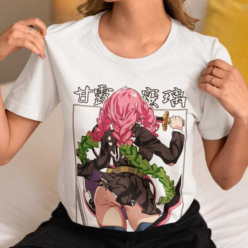Anime Pink Samurai Unisex T-shirt
