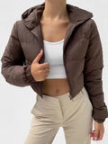 Women Cotton Coat Thickened Cotton Padded Coat Casual All-Matching