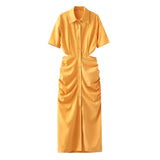 Women Dresses Pleated Dress