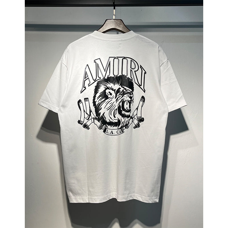 Amiri T Shirts Fashion Print Couple High Street