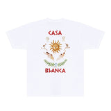 Casablanca T Shirts Fashion Print Street
