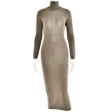 Women Dress Knitted Fashion Sexy Hot Girl Temperament