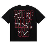 Godspeed t Shirts Skull Astronaut Print Cotton Casual Short Sleeve Men and Women