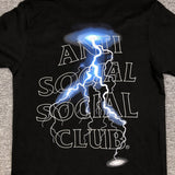 Anti Social Club T Shirt Printed Short Sleeve Couple T-shirt