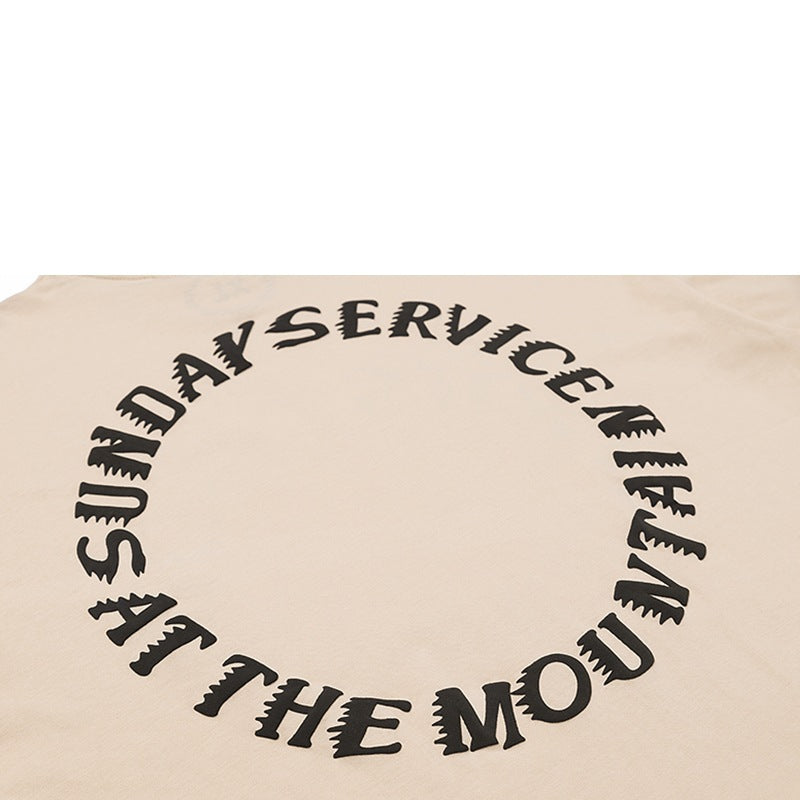 Kanye West Trust God T Shirt Summer Casual Loose Short Sleeves T-shirt