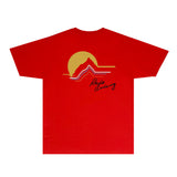 Rhude T Shirts Printed Trendy Pure Cotton