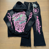 Hellstar Hoodie And Pants Two-Piece Set