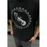 Unisex T-Shirts SAINT MICHAEL & FOG Eagle Print T-Shirt