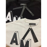 Amiri T Shirts Fashion Print Couple High Street