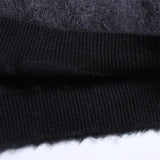 Off Ow Whtie Ombre Mohair Loose Sweater
