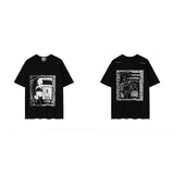 C.e t shirts printing pattern round neck pullover short sleeve men and women