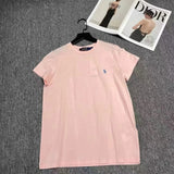 Summer Classic Polo Print Men's and Women's Short Sleeves Pu