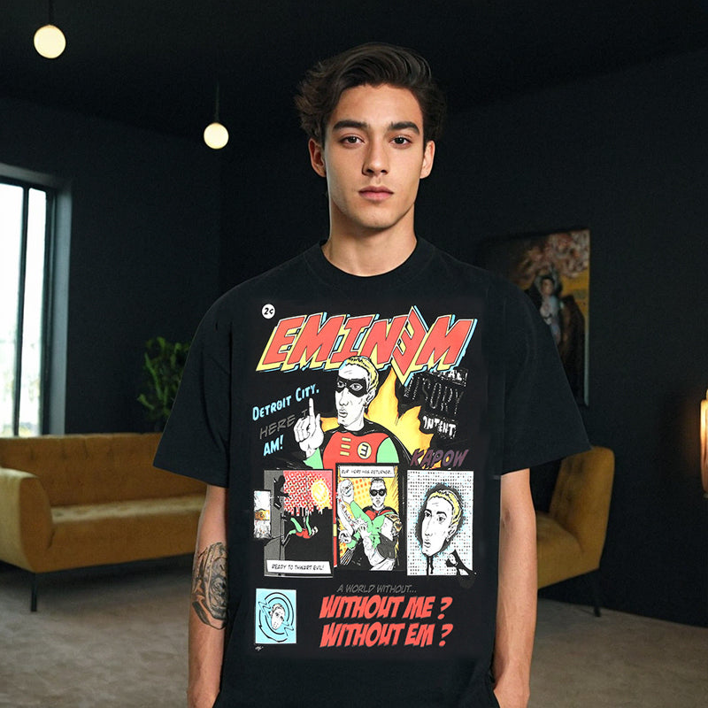 Men's T Shirts Spring/Summer Printed Short Sleeve T-Shirts Men's Loose