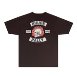 Rhude T Shirts Printed Trendy Pure Cotton