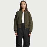Women Cotton Coat Trench Coat Casual Stand Collar Loose Baseball Uniform