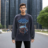 Mens Vintage Long Sleeve Shirt