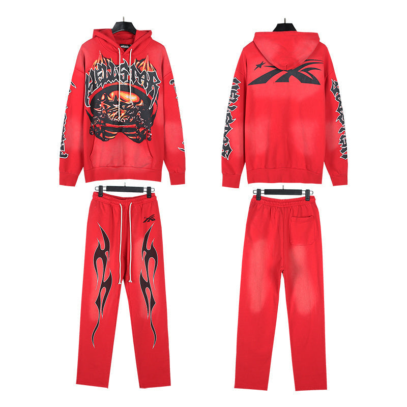 Hellstar Hoodie And Pants Two-Piece Set