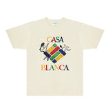 Casablanca T Shirts Fashion Print Street