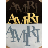 Amiri T Shirts Fashion Print Couple High Street