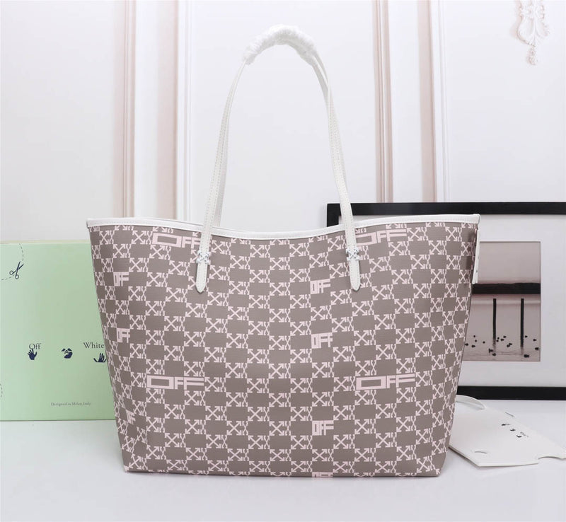 Off White Bag Casual Outdoor Convenient Tote Bag