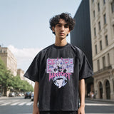 Mens Vintage T Shirt Printed Old Short Sleeve T-Shirt