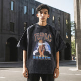 Mens Vintage T Shirt Retro Shirt Men's Casual