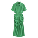 Women Dresses Pleated Dress