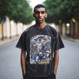 Mens Vintage T Shirt Half Sleeve T-Shirt Short Sleeve