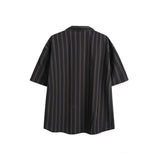 Unisex Shirt Loose Striped Shirt