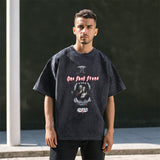 Mens Vintage T-Shirt Printed Short Sleeve T-Shirt