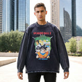 Mens Vintage Long Sleeve Shirt Long Sleeve T-Shirt Men's Loose