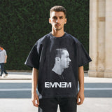 Mens Vintage T Shirt Printed Short Sleeve T-Shirt Men