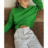 Women Work Business Casual Sweaters Thick Loose Knitwear Sweater