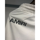 Amiri Shirt And Shorts 2 Piece Set Fashion Print Couple High Street
